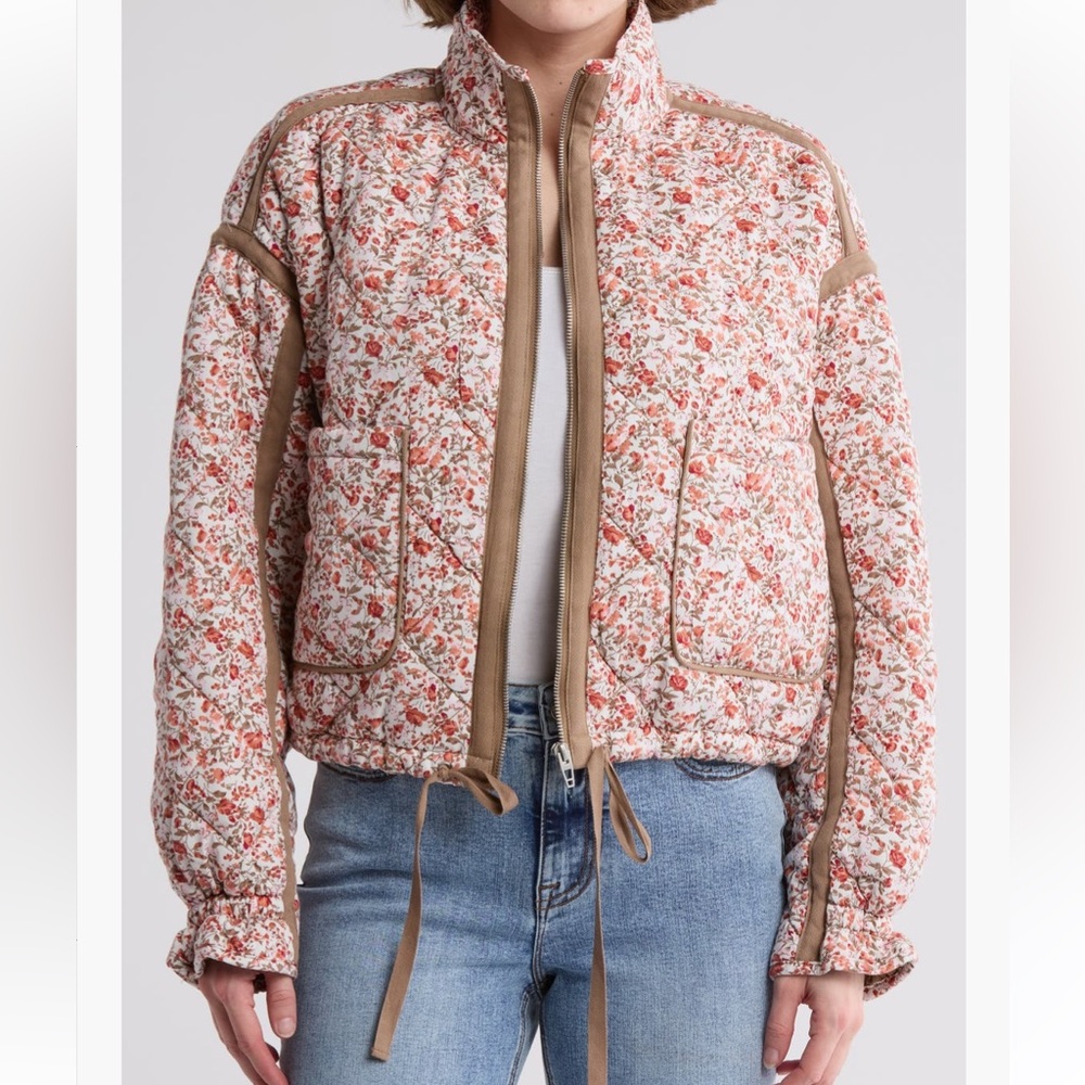 Blank NYC Herb Haven Quilted Puffer Jacket